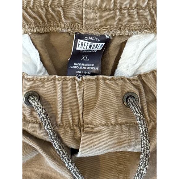 Free world grey distressed  XL jogger pant Size 36 - Picture 2 of 5